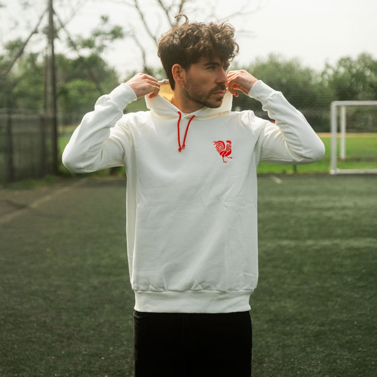 Hoodie Gallina Blanco