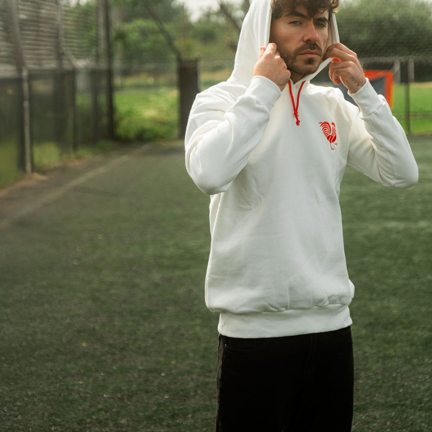 Hoodie Gallina Blanco