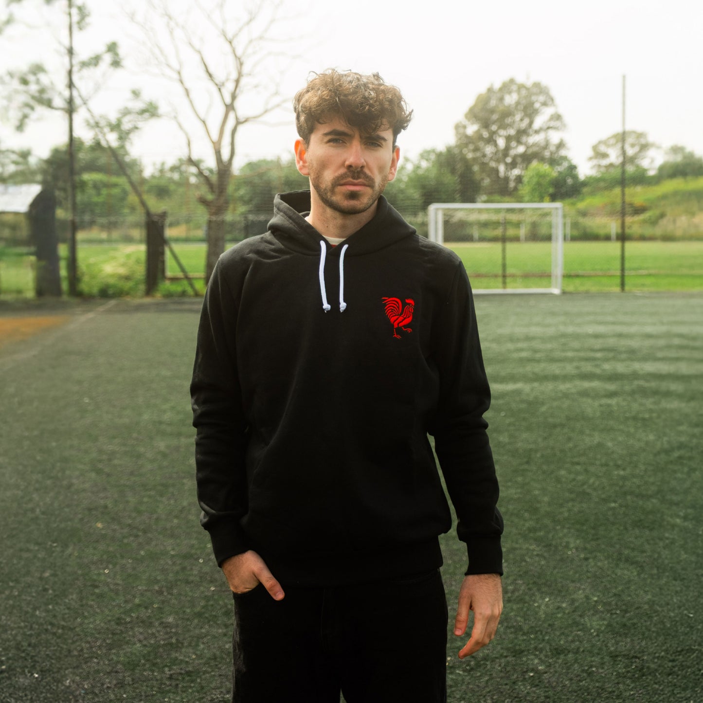 Hoodie Gallina Negro