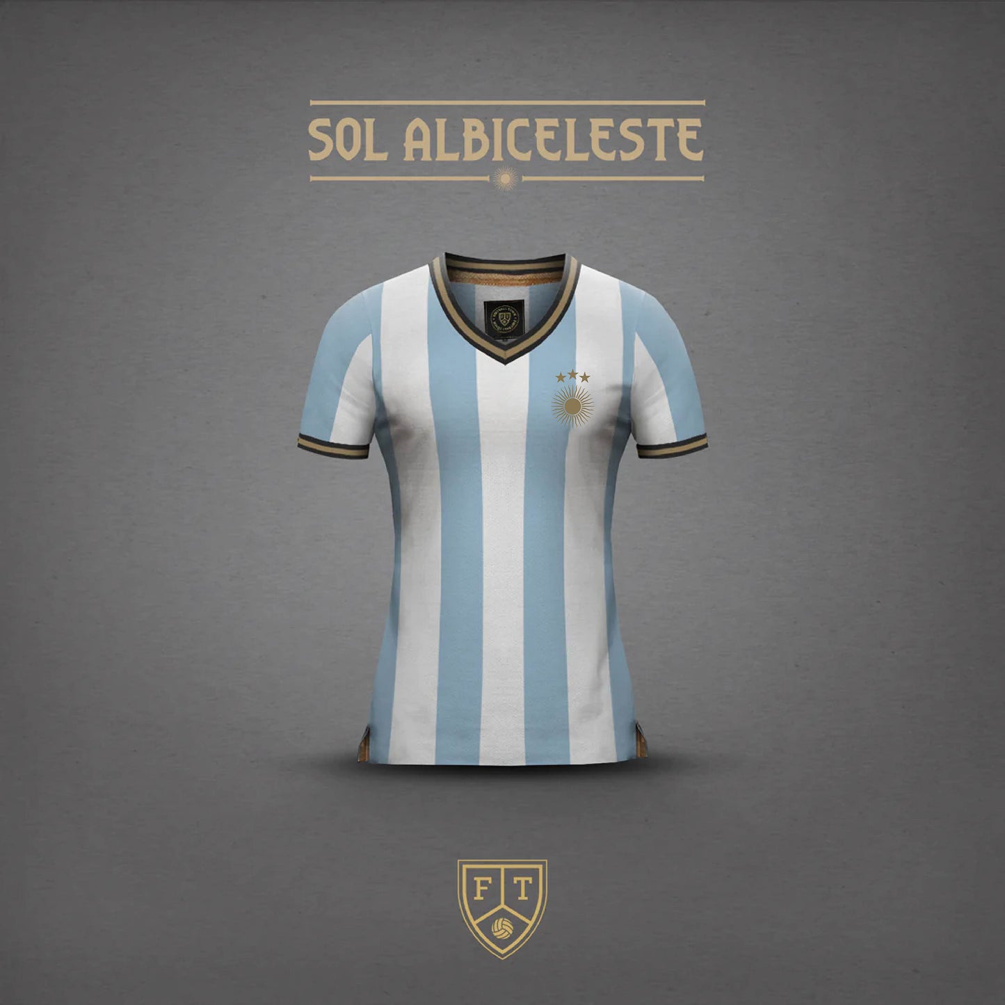 Sol Albiceleste Dama Campeones