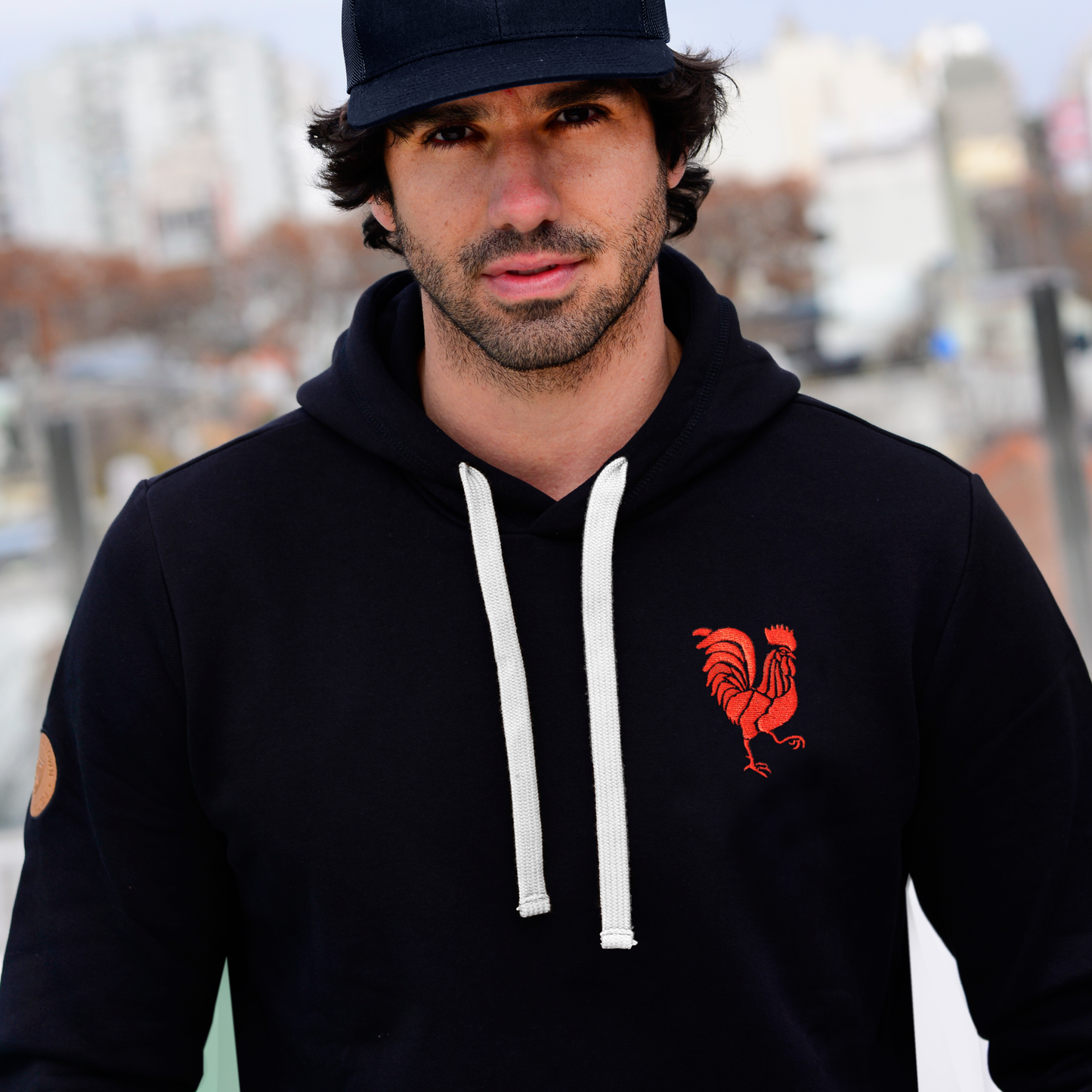 Hoodie Gallina Negro